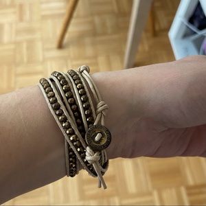 Club Monaco Bonnie Wrap Bracelet - Gold